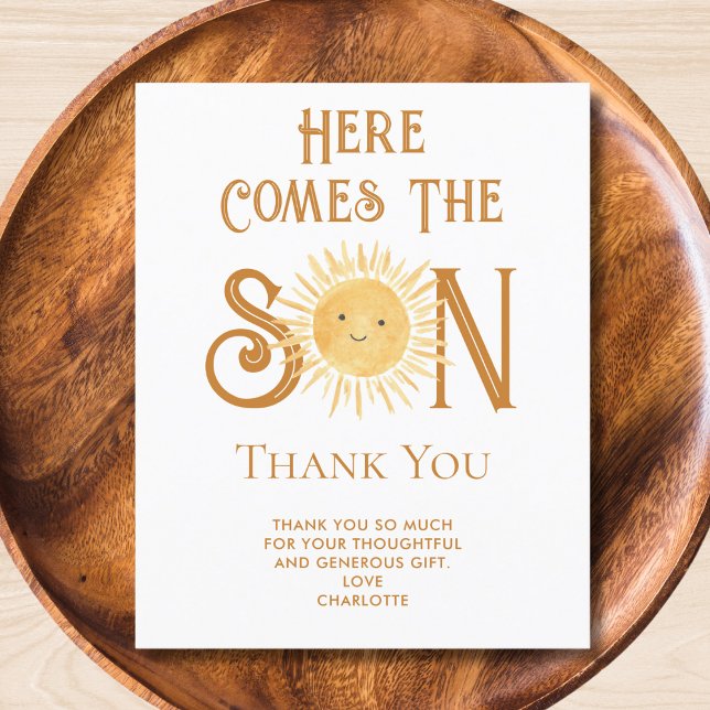 Aqui Vem O Filho Chá de fraldas Obrigado (Criador carregado)