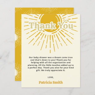 Aqui vem o filho chá de fraldas Obrigado