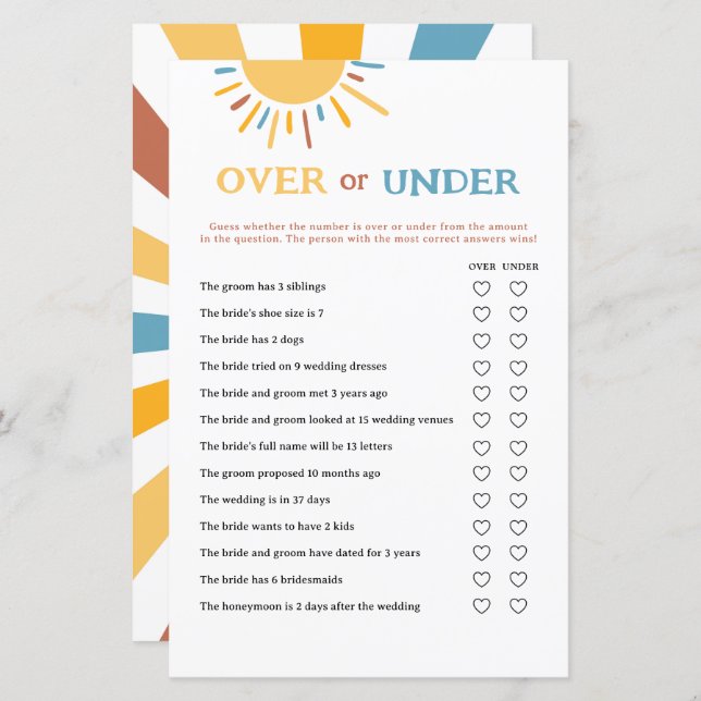 Aqui vem o filho por cima ou embaixo dos cartões d (Frente/Verso)