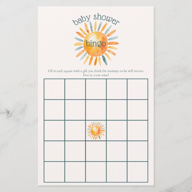 Aqui vem o jogo do Chá do Filho Menino (Frente)