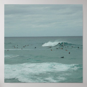 AQUI VEM O Poster de surfe