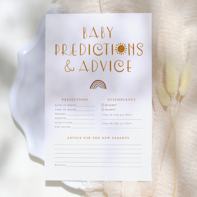 Aqui Vem o Sol Bebê Previsões e Conselhos (Criador carregado)