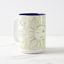 Aqui vem o sol - caneca de café