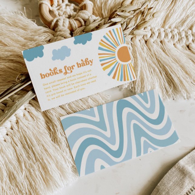 Aqui vêm os livros do Sol para Cartões Bebês (Criador carregado)