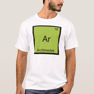 Ar - Arquimedes Camiseta Engraçada Símbolo Element