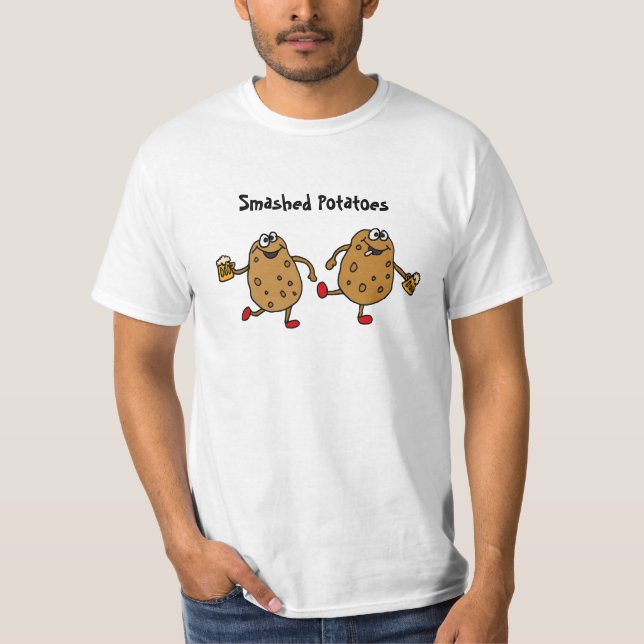 AR camisa despedaçada das batatas (Frente)
