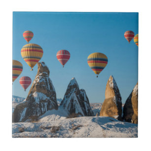 Ar quente que Ballooning em Cappadocia
