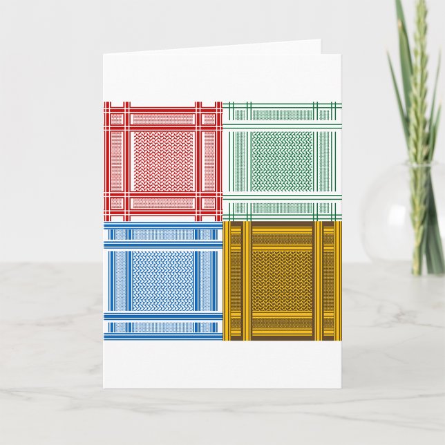 Arab Shemagh Escarpando Cartões Saudáveis (Criador carregado)