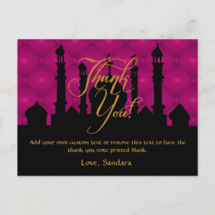 Árabe - Obrigado Cartões