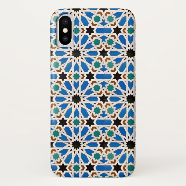 Arabesque brilhante capa de telefone modelada (Verso)