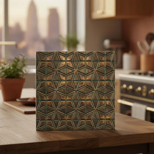 Arabesque Starburst: Bronze Oxidado #11 ID1227