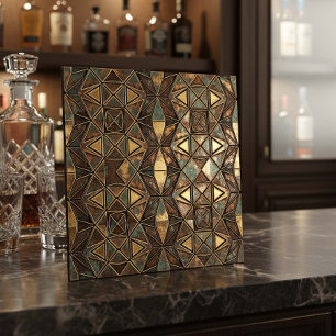 Arabesque Starburst: Bronze Oxidado #14 ID1227