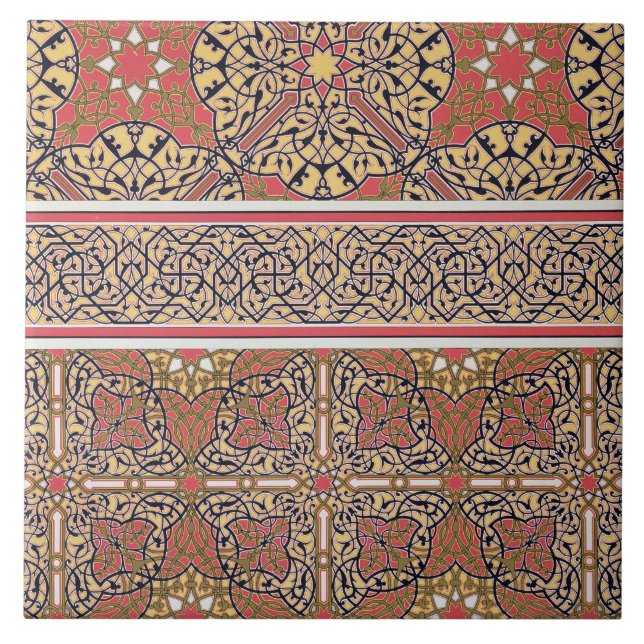 Arabesques do teto da mesquita de EL-Bordeyny, (Frente)