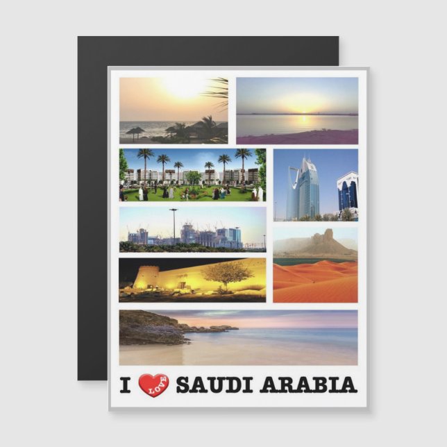 Arábia Saudita - Eu Amo - (Frente/Verso)