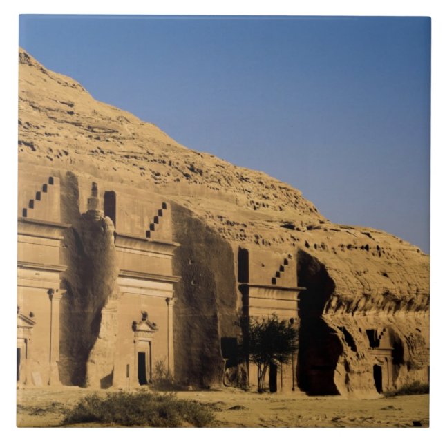 Arábia Saudita, local de Madain Saleh, 2 antigos (Frente)
