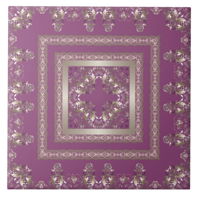 Arábico antigo decorativo oriental barroco ornamen (Frente)