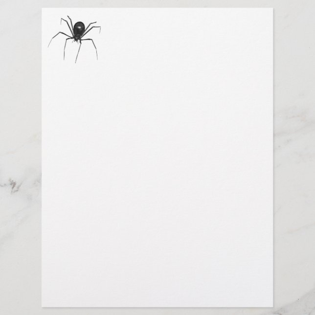 Aranha 3D Assustadora Preta Grande (Frente)
