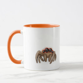 Aranha assustadora 'Boo!' Caneca de Halloween