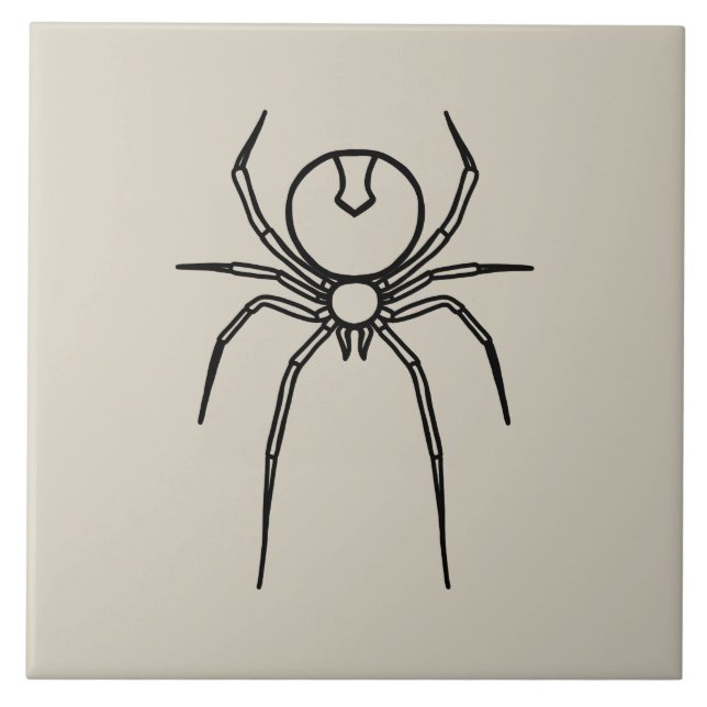 Aranha - Branco Osso e Preto Bato (Frente)