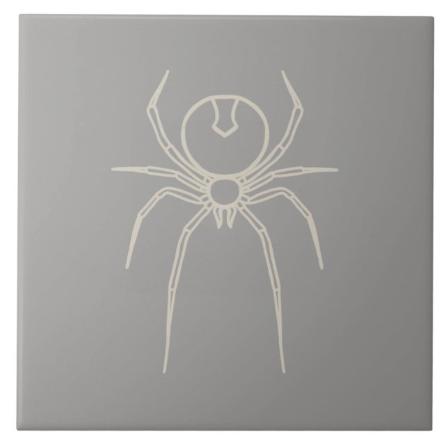 Aranha - Cinza fantasma e branco ósseo (Frente)
