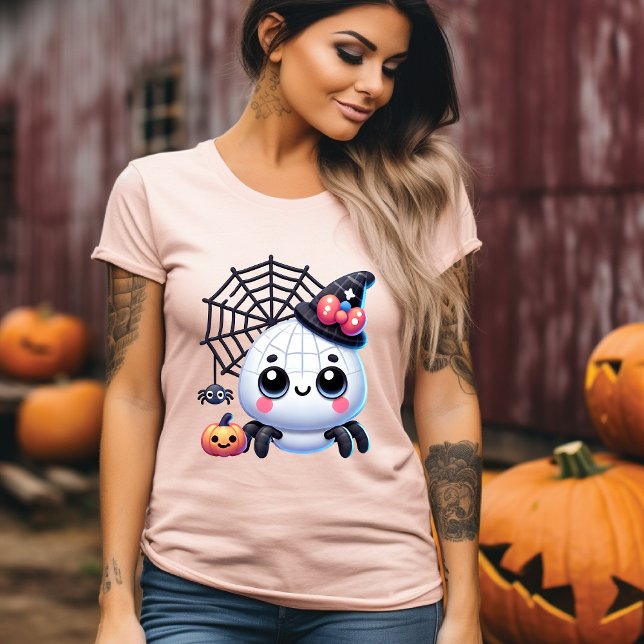 Aranha-do-Halloween 3D e Camisa-de-abóbora (Criador carregado)