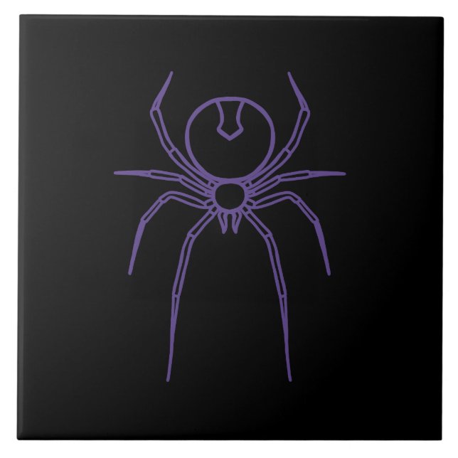 Aranha em Roxo e Preto (Frente)
