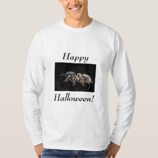 Aranha grande, camisa longa de manga "Feliz Hallow
