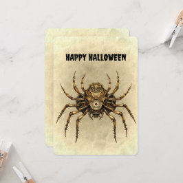 Aranha Steampunk Feliz Halloween