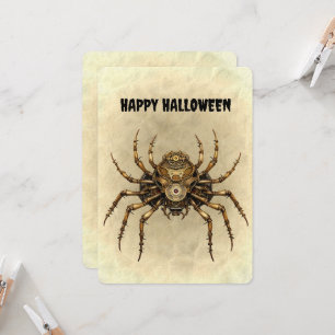 Aranha Steampunk Feliz Halloween