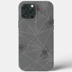 Aranhas do Dia das Bruxas e abóboras