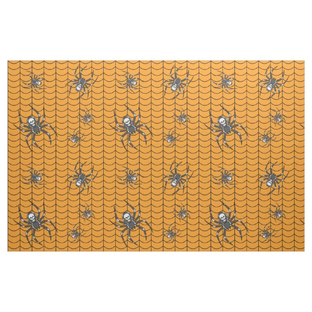 Aranhas no Tecido de Desfile (Fat Quarter)