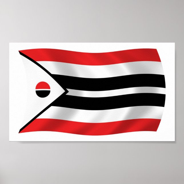 Arapaho Tribe Flag Poster Impressão (Frente)