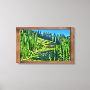 Arapahoe Basin Colorado, canvas de esqui no verão