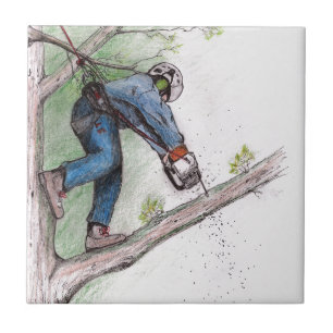 Arborist do cirurgião de árvore
