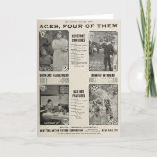 Arbuckle gordo 1913 anúncios do expositor do film