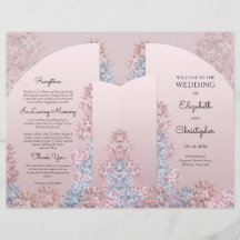 Arca de boho flores de primavera, hiacintas cor-de