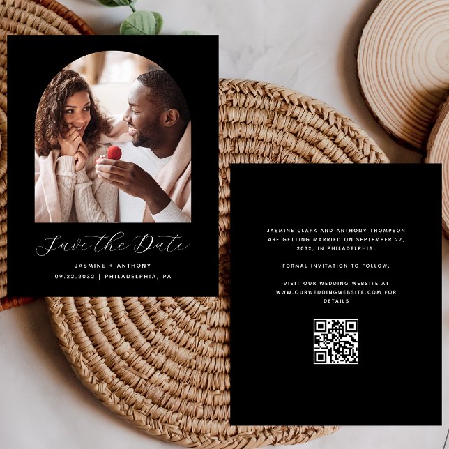 Arca de Fotografia Mínima do Orçamento QR Preto Sa (Criador carregado)