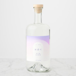 Arca de Gin Moderna com Mist Roxo de Gradação de O