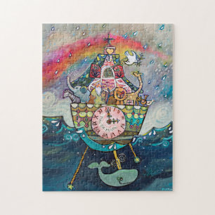 Arca de Noah com Quebra-cabeça do Arco-Íris