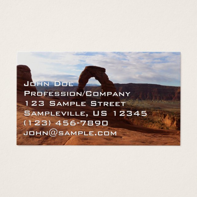 Arca Delicada I no Parque Nacional Arches (Frente)