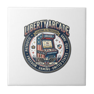 Arcade de Liberdade Patriótico Patriótico Gamer de