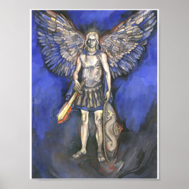 "Arcanjo Michael"-3, Poster de 30,90 cm x 23,41 cm