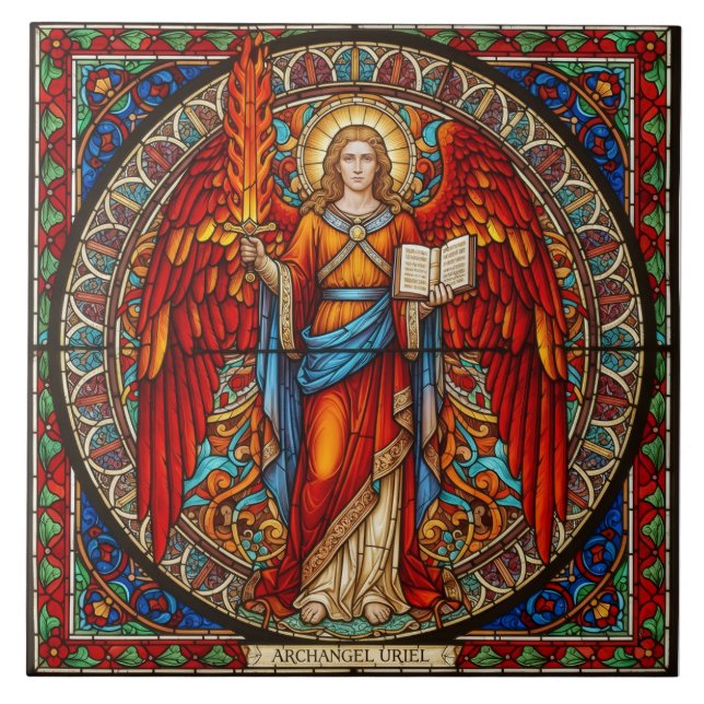 Arcanjo Uriel Anjo da Sabedoria & Iluminação (Frente)