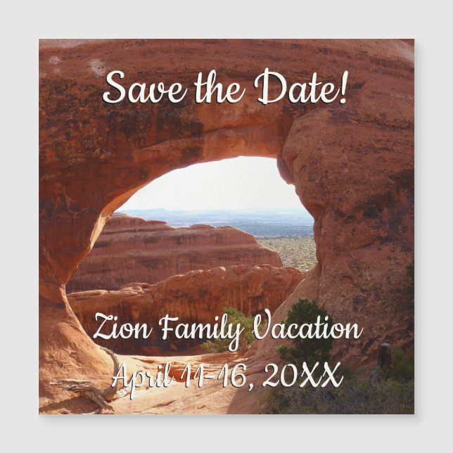 Arch de Partição no Parque Nacional de Arches (Frente)