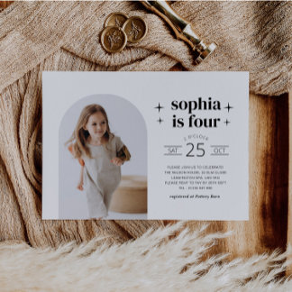 Arch Foto Conjunta de Convite de Aniversário Paisa