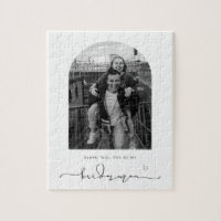 Arch Frame Você será meu Quebra-cabeça de Bridesma