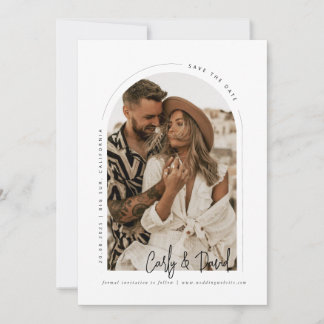 Arch Mínimo Salvar a Data Convite