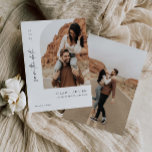 Arch Mínimo Salvar O Cartão com fotos De Script De<br><div class="desc">Nosso arca mínimo salva a data do anúncio do casamento...  com o roteiro elegante e a tipografia clássica...  a maneira perfeita de fazer com que seus amigos e família salvem a data do seu casamento.</div>