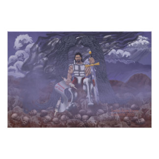 Archangel Michael 28"X18,67" Impressão brilhante