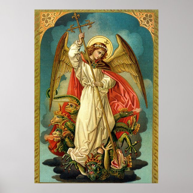 Archangel Michael Matte Poster (Frente)